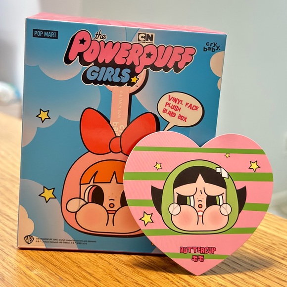 Pop Mart Crybaby Powerpuff Girls Vinyl Plush Keychains - Picture 2 of 3